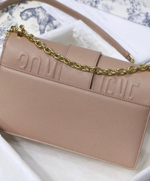 Christian Dior 30 Montaigne Chain Bag Leather Pink